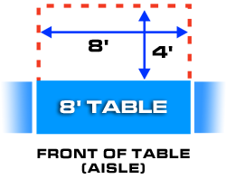 Table space diagram